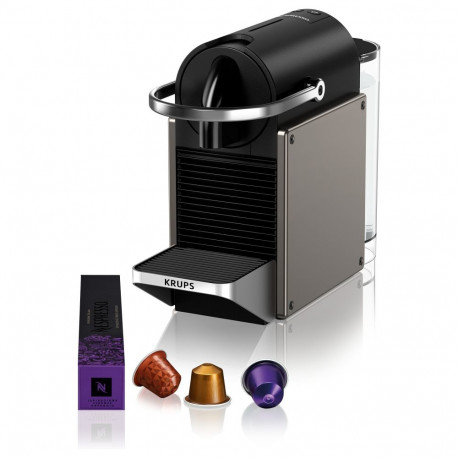 "Nespresso XN 306 T Pixie Coffee Machine titan by Krups"