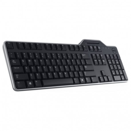Dell klaviatuur KB813 Smartcard USB, must