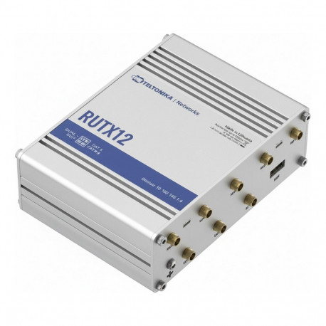 Teltonika Networks RUTX12 Dual SIM Dual 4G/LTE Bluetooth ruuter eSIM versioon