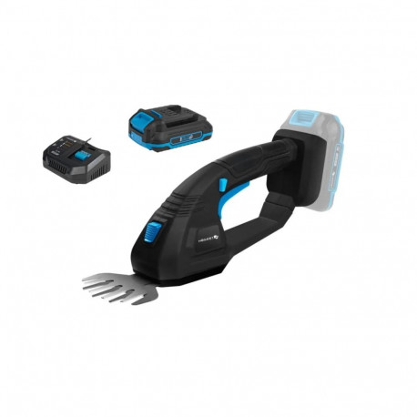 HOGERT Cordless Grass Shears 18V, 1x2Ah, Charger