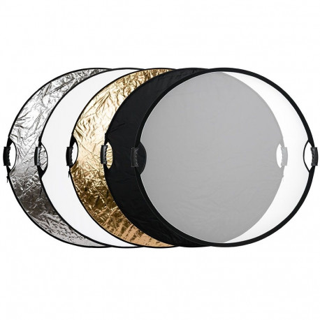 Lighting Modifier - Mitoya Lighting Modifier 5-In-1 80cm With Handles Silver/Gold/White/Black