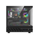 Computer Case - darkFlash DS950 ATX, 6 Fans, USB-C 3.2 Gen 2, Black