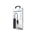 GEMBIRD 4-port USB HUB black