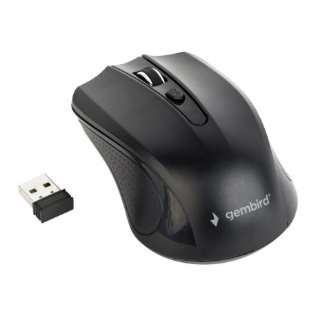 Gembird juhtmevaba optiline hiir MUSW-4B-04 1600DPI nano USB, must