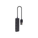 GEMBIRD 4-port USB HUB black