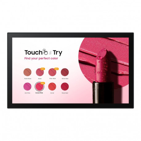 SAMSUNG QB13C-T 13inch FullHD 16:9 Touch 500 nits 16/7 operation black HDMI RS232in 2xUSB-C Ethernet