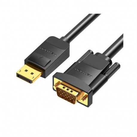 CABLE DP TO VGA 2M/BLACK HBLBH VENTION