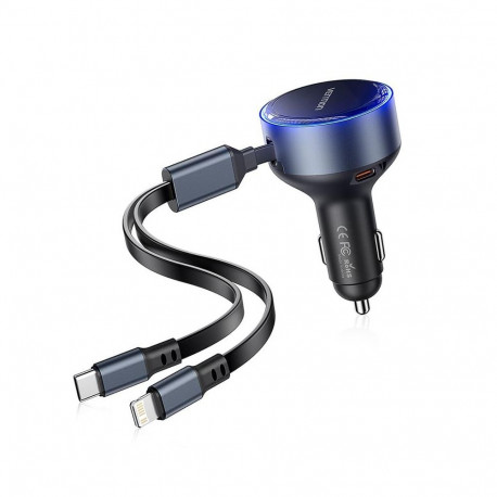 MOBILE CHARGER CAR USB/3P BLACK FFOB0 VENTION