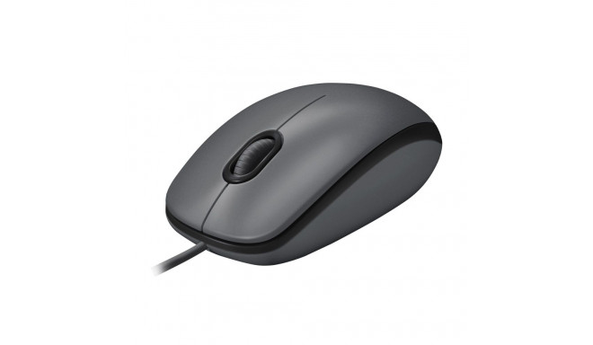 MOUSE USB OPTICAL M100/BLACK 910-006652 LOGITECH