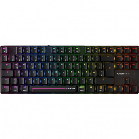 XTRFY juhtmevaba mehaaniline klaviatuur MX 8.2 Pro TMR DE-paigutus Cherry MK Crystal, must