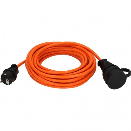 BREMAXX Outdoor-Verlängerungskabel, 10 Meter (orange)