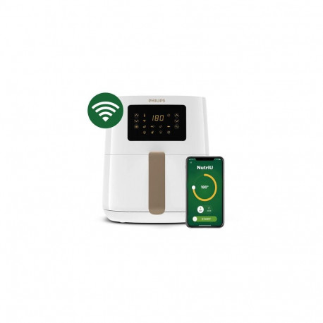 Philips 5000 series HD9255/30 fryer Single 4.1 L Stand-alone 1400 W Hot air fryer Gold, White