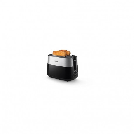 Philips Daily Collection HD2516/90 Toaster - 2 slice, wide slot, Metal