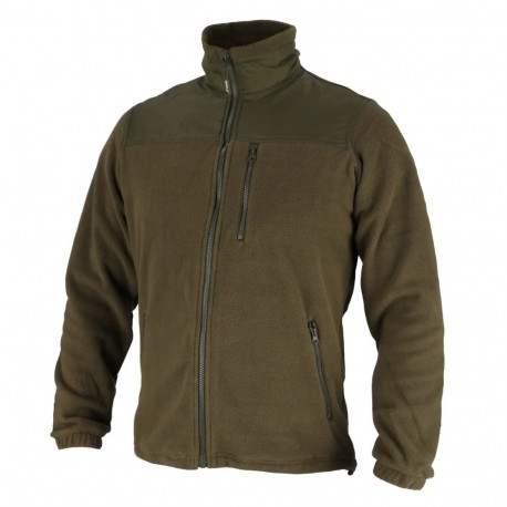 Fliisjakk detailidega 280g/m2 XL, roheline