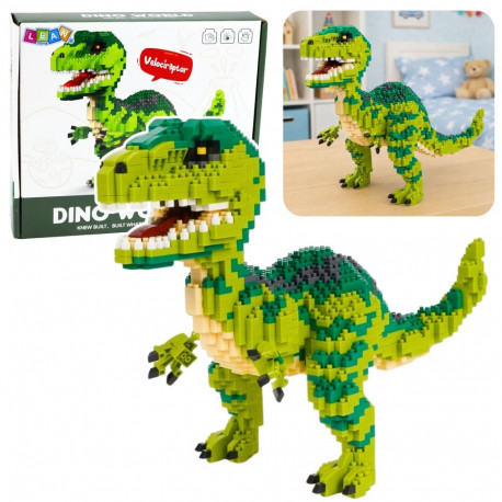 Dinosauruse konstruktor Velociraptor 3D figuur 1457 detaili