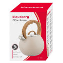 Klausberg teekann 3.0l, beež
