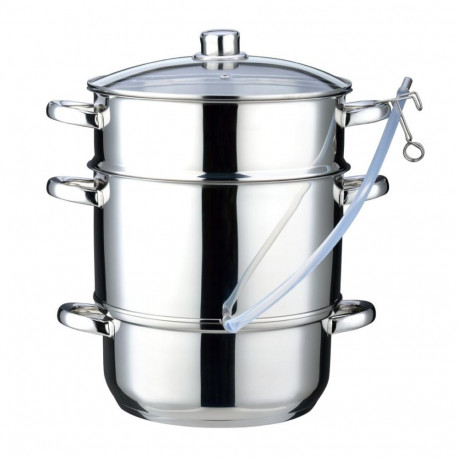 Sokownik parowy, stalowy, 8l, indukcyjny, klausberg, kb-9032