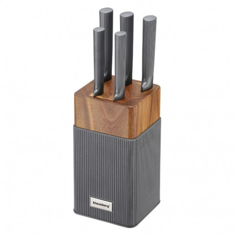 Klausberg nugade komplekt KB-7982 6-osaline roostevabast terasest akaatsiapuidust pakuga