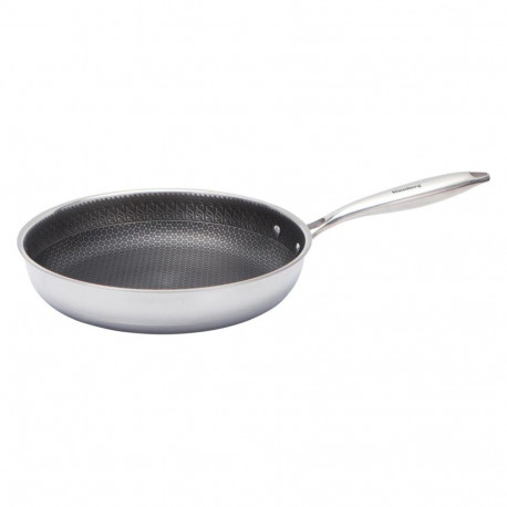 Patelnia powłoka non-stick honeycomb, 28 cm, 3-warstwy, stal 304, pfoa-free