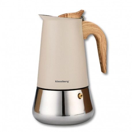 Kawiarka stalowa espresso, 450 ml, indukcja, klausberg kb-7996
