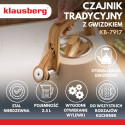 Klausberg teekann 2.5l, beež