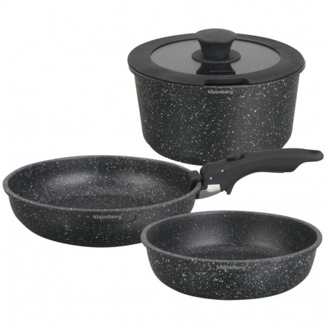 Zestaw garnków, 5 elementów, aluminium, klausberg, kb-7858