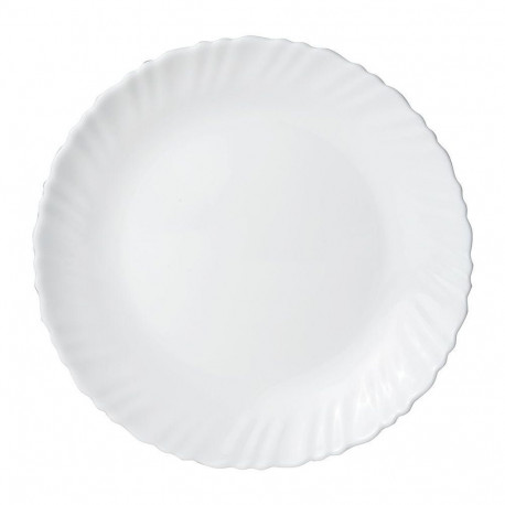 Kinghoff klaastaldrikute komplekt kh-1875 18-osaline opaal, valge