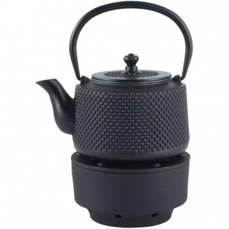 Żeliwny dzbanek do herbaty z filtrem i podgrzewaczem, 0,8l, kinghoff