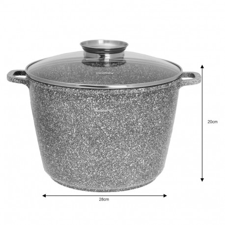 Moździerz, granit zestaw 2 elementy, śr.15,5cm kinghoff