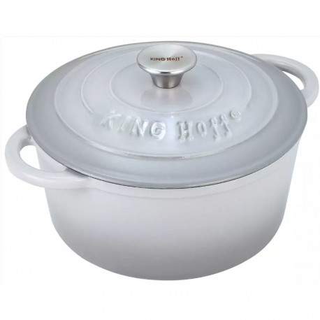 Kinghoff malmpott kaanega 21cm 2.4l, hall