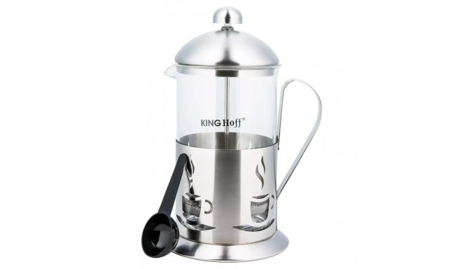 Kinghoff presskann 0.8l klaas