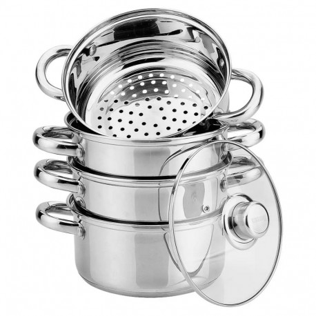 Kinghoff aurupott 5-osaline komplekt 18cm 2,5l terasest