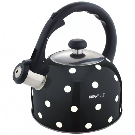 Kinghoff veekeetja 2,6L terasest täppidega