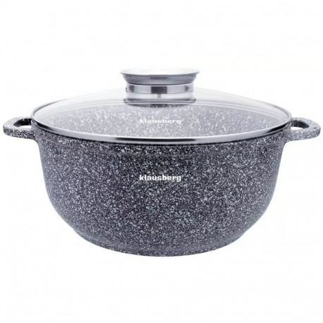 Klausberg keedupott 28cm 6,8l alumiiniumist marmor-viimistlusega, hall