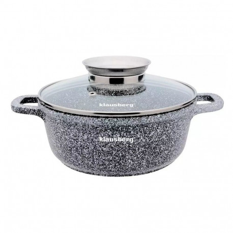 Garnek aluminium, szary marmurek śr.20cm 2,3l klausberg