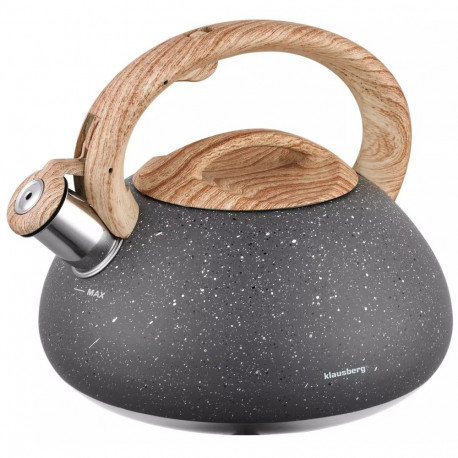 Klausberg traditsiooniline teekann 2,7l, hall marmorimustriga