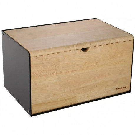 Chlebak stal-bambus, czarny klausberg