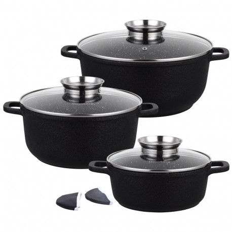 Zestaw garnków 8 elementów, aluminium klausberg