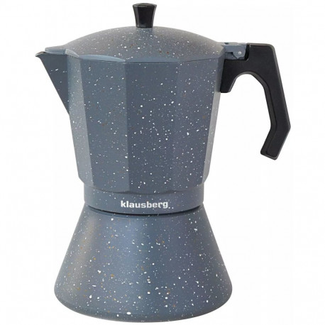 Kawiarka espresso, szary marmurek 12 filiżanek klausberg