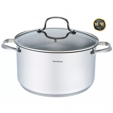 Garnek z pokrywą stal, śr.24cm 5,9l klausberg