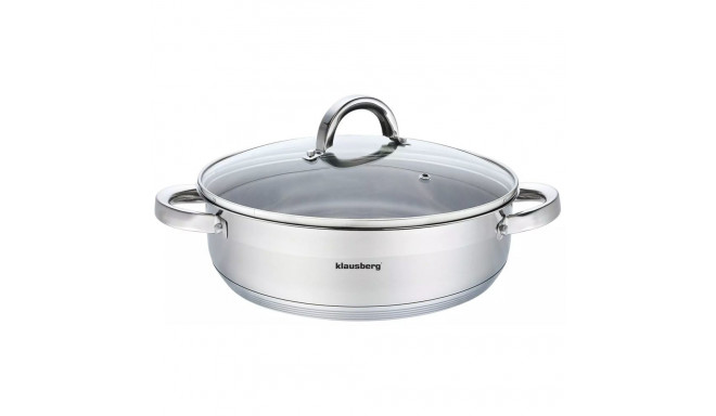 Garnek stal, śr.28cm 6l klausberg