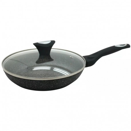 Klausberg pann kaanega 22cm alumiiniumist, hall marmormustriga