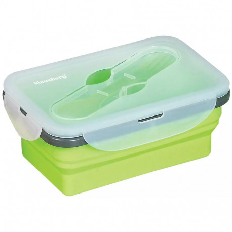 Pojemnik, lunchbox, silikon, różne kolory 400ml klausberg