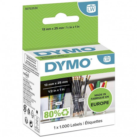 DYMO S0722530 Etiketės 24 x 12mm (1x1000 vnt.)