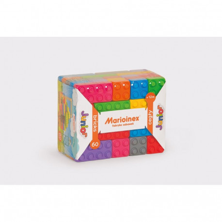 Constructor - Marioinex Junior Brick Building Blocks 60 Pieces Multicolored