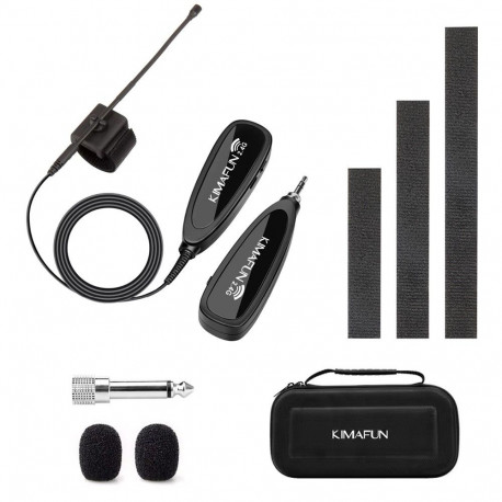 Microphone System - Belaidis KIMAFUN KM-U308A Wireless 2.4GHz Rechargeable Black