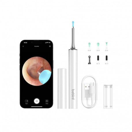 Ear Cleaning Camera - Bebird T15 5MP HD, 300mAh, 85min White