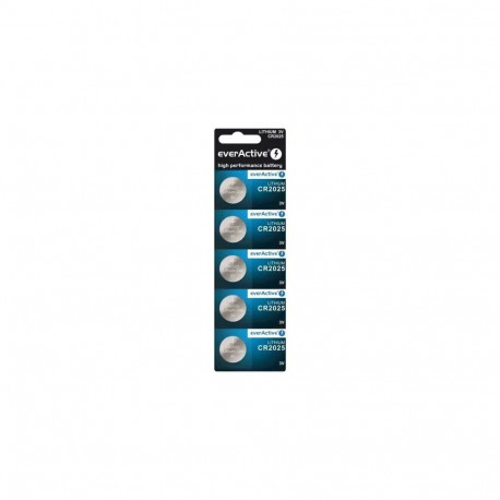 everActive CR2025-5BB Blister Pack 5pcs.