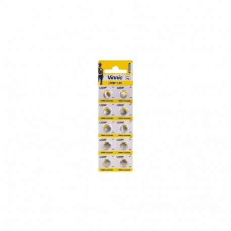 Vinnic AG7 | LR57 | SR927W | 195 | GP95A | 395 | Alkaline 1.5V Batteries (10pcs)