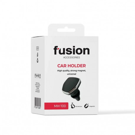 Fusion Accessories MH-100 magnetiline auto telefonihoidik must
